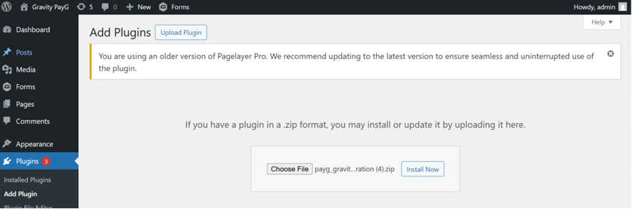payg-Gravity Forms-plugin